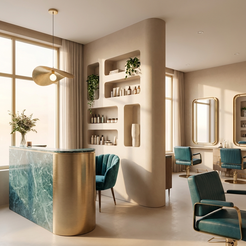 Modern Beauty Salon Interior